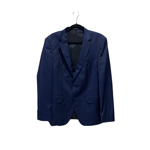 HUGO BOSS - "TRABALDO TOGNA" Super 120's Stretch Fabric Blue Suit 40R - Picture 2 of 13